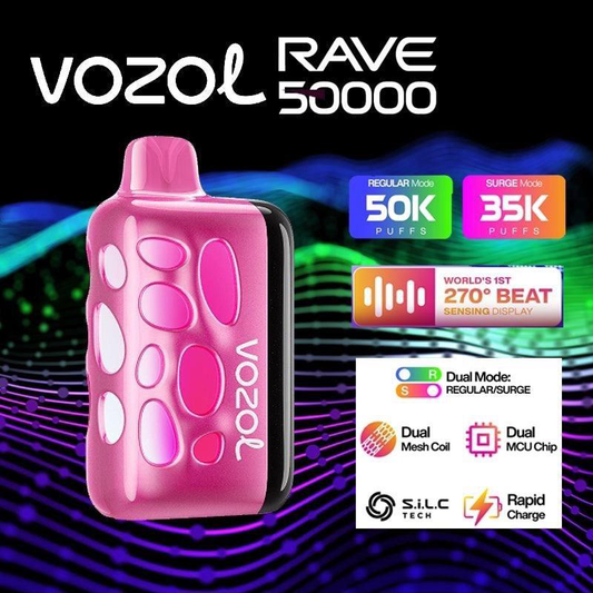 Vozol Rave 50000 Puffs Disposable Vape